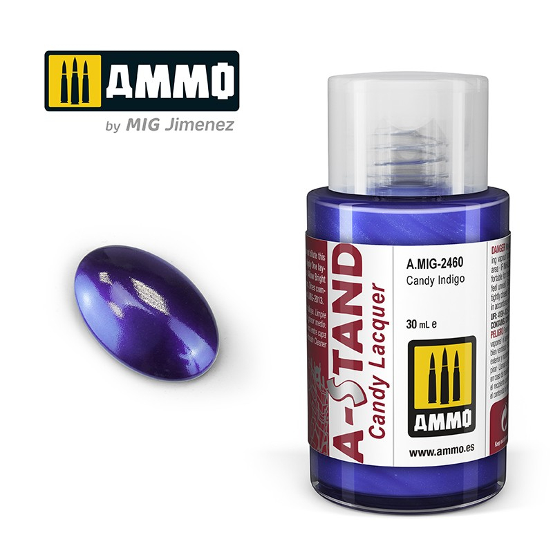 

AMIG2460 A-STAND : Candy Indigo - Lacquer Alclad II