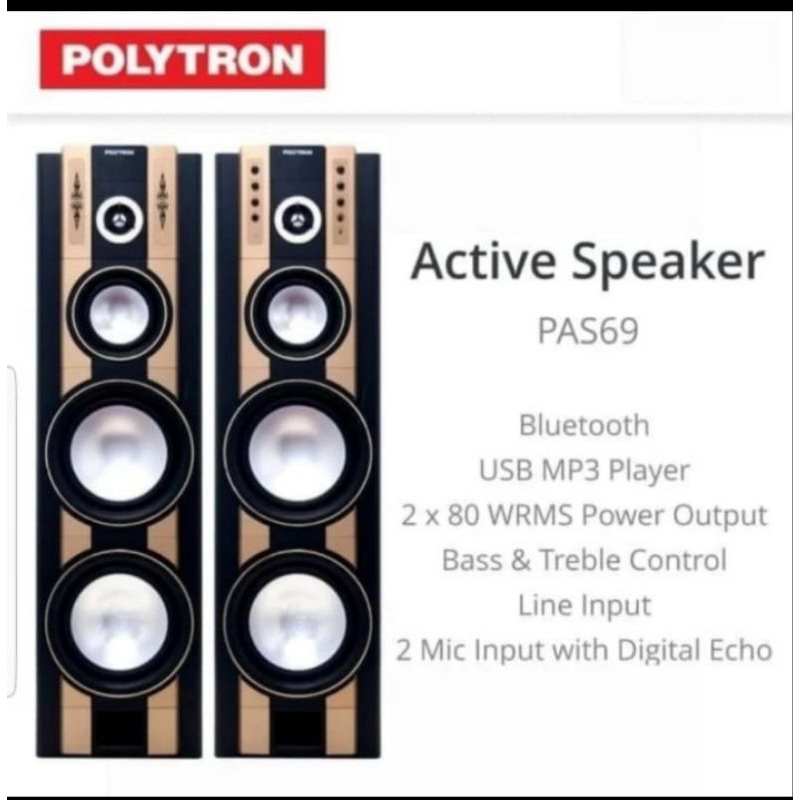 POLYTRON SPEKER AKTIF 69GA AKTIF