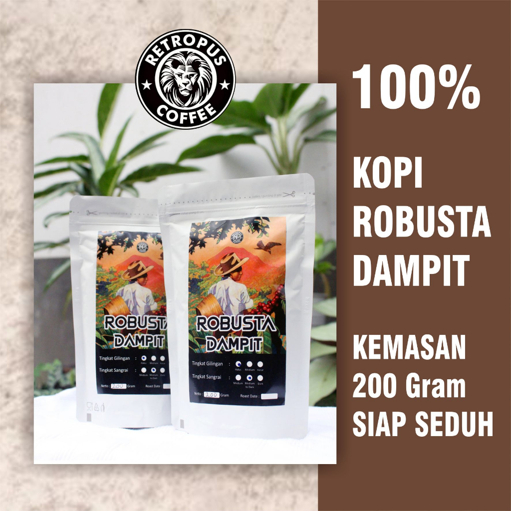 

KOPI ROBUSTA DAMPIT 200GRAM MURAH