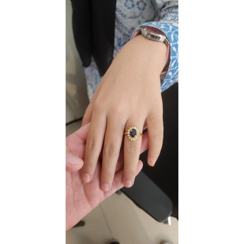 Cincin Berlian Asli % Bersertifikat