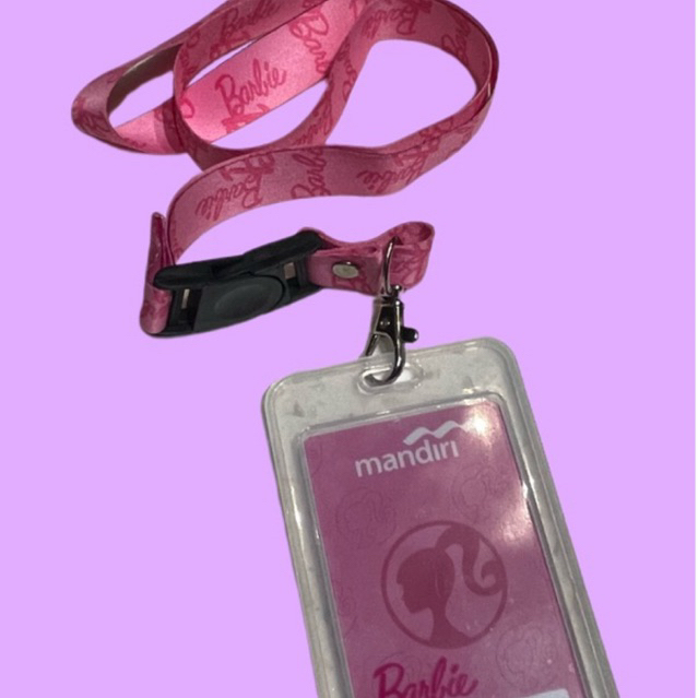 LANYARD BARBIE E MONEY MANDIRI ORI (hanya Lanyard)