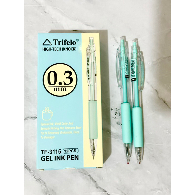 

|1 pcs| trifelo high-tech knock pena cetekan pena tinta hitech TF-3115
