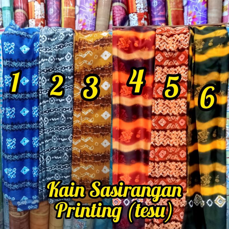 kain SASIRANGAN printing
