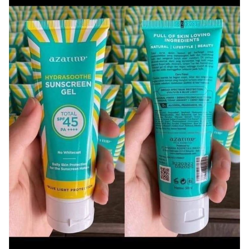 sunscreen azarine spf45 50ml