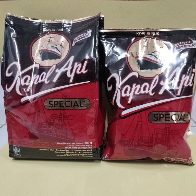 

Kopi Kapal Api Spesial 160gr 380gr