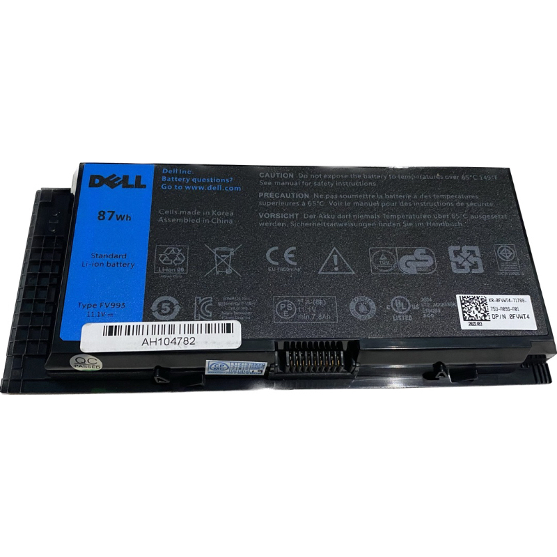 Baterai Original Dell Precision M4600 M4700 M4800 M6600 M6800 FV993