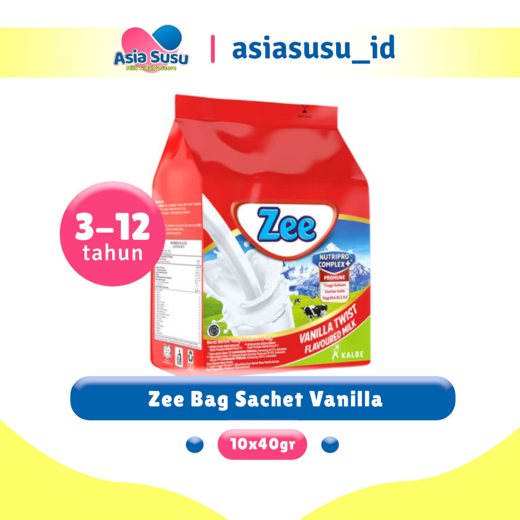 

Zee Bag Sachet Vanila Twist 10 x 40gr