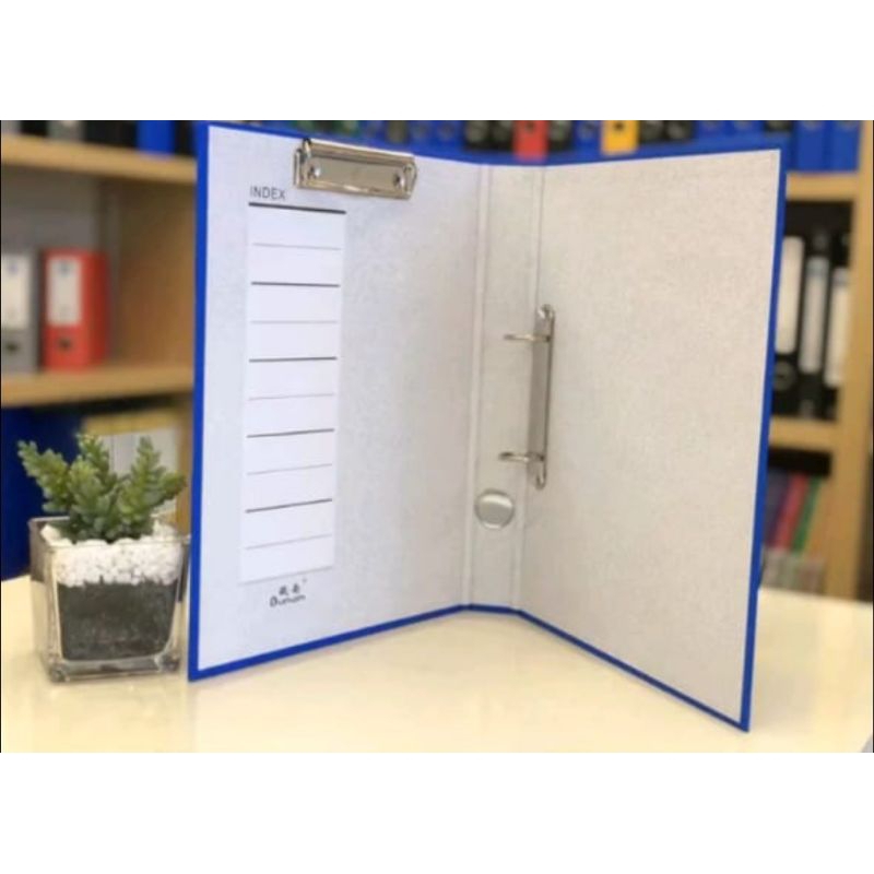 

MS Ordner Binder A4 2 Ring Dan Clipboard