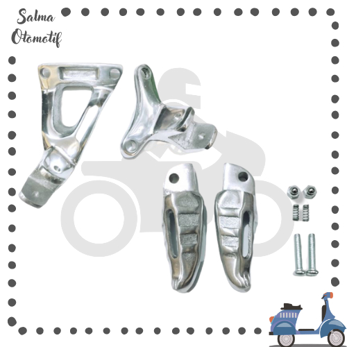 Step Mio Sporty Step Mio Smile Footstep Mio Sporty Footstep Mio Smile Satu Paket Varian Warna Silver