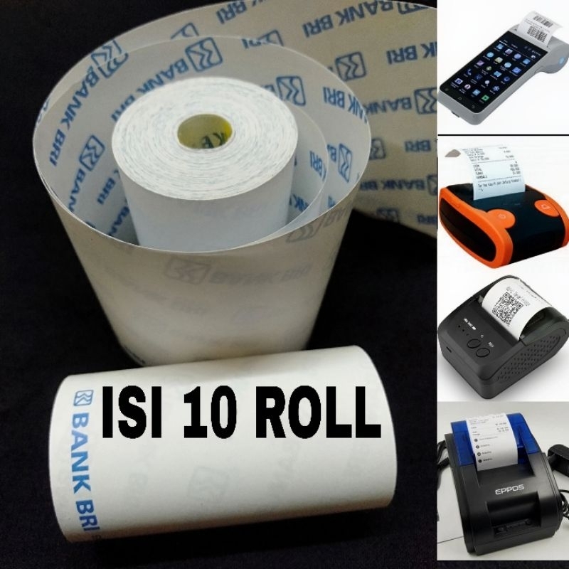 

KERTAS THERMAL EDC BANK BRI 58X30/57X30 RJ4