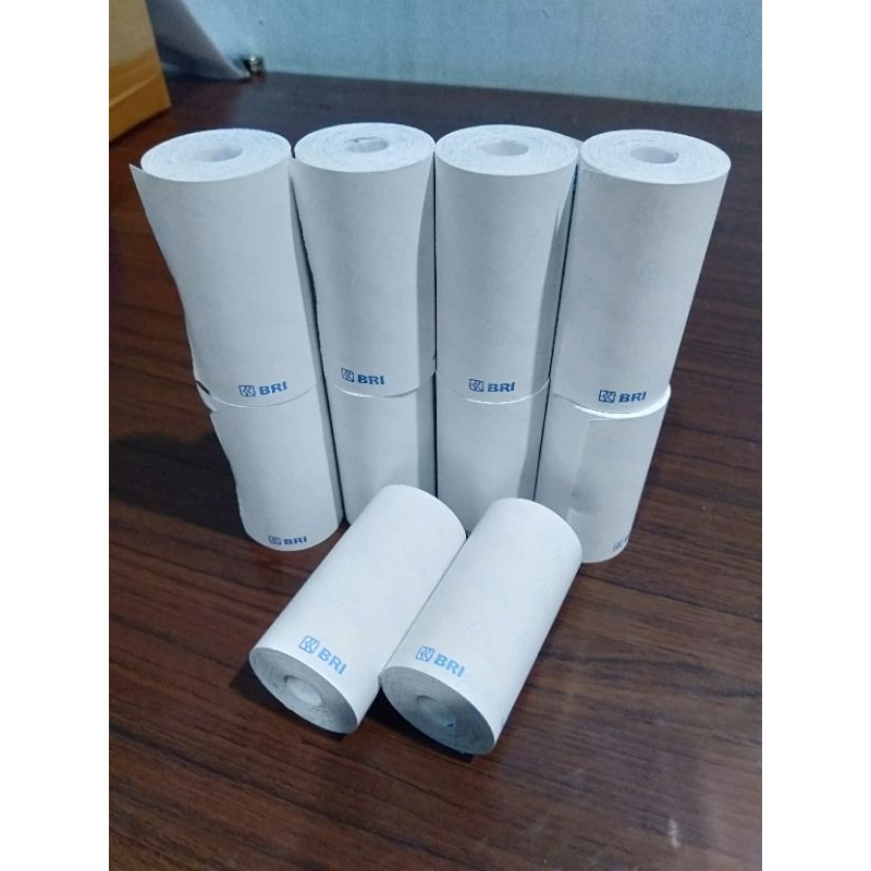 

KERTAS THERMAL EDC BANK BRI 58X30/57X30 RB6