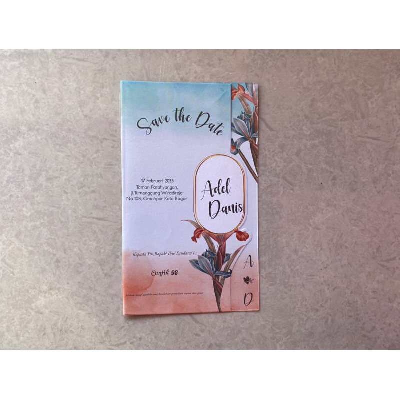 UNDANGAN CANTIK 98 CETAK DAN PLASTIK MURAH