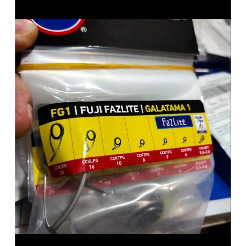 ring joran fuji set untuk galatama type FG set cincin fuji pancing