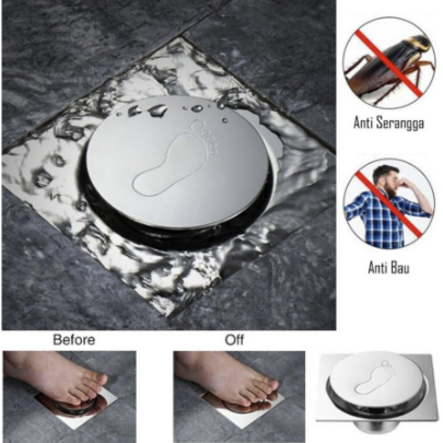 SARINGAN GOT FLOOR DRAIN INJAK PENCET TEKAN ANTI SERANGGA / BAU