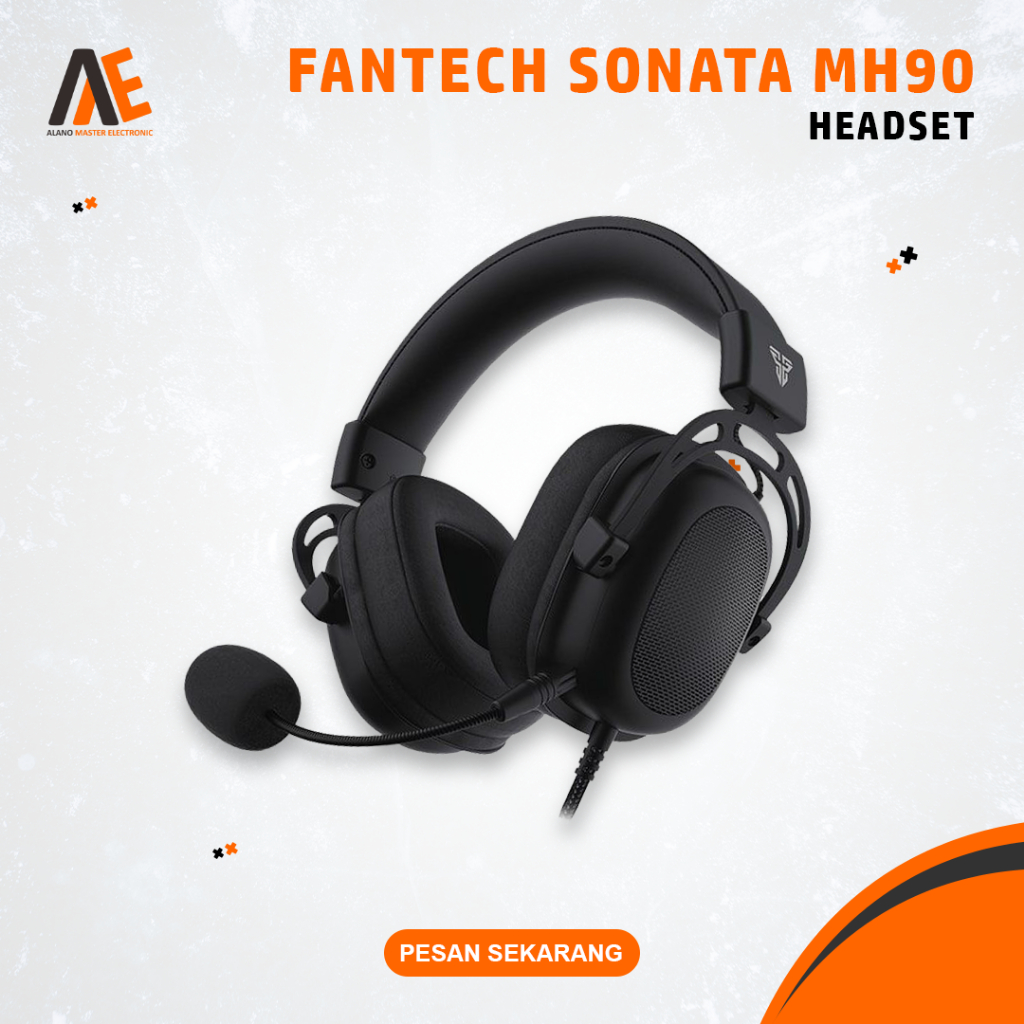 Headset Fantech Sonata MH90 Gaming Headphone Komputer PC Laptop HP