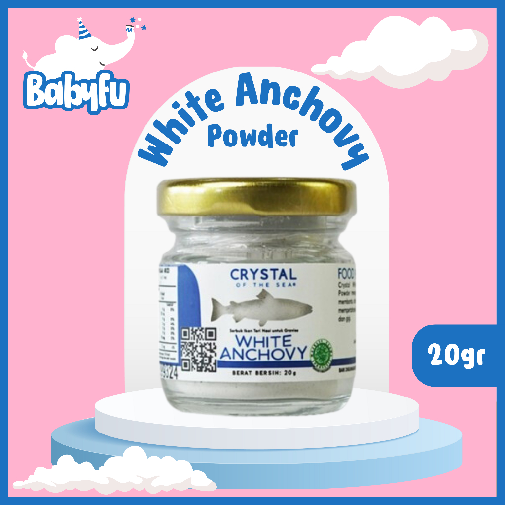 

Crystal of the Sea White Anchovy Powder (20GR) Bubuk Ikan Teri Nasi Whitebait - Bumbu Kaldu MPASI NON MSG Meningkatkan Kecerdasan Otak Anak