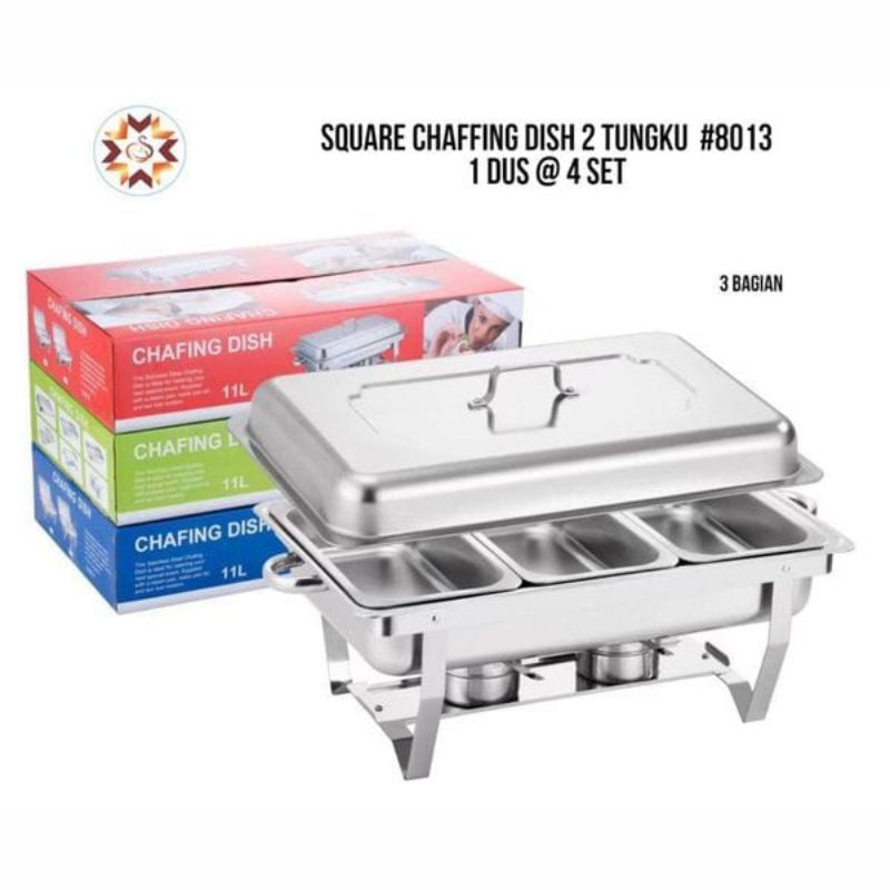 

perlengkapan katering square chafing