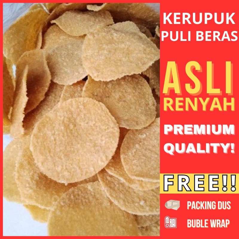 

Kerupuk Puli Beras Mentah 250gram - Dewi Sri Mart