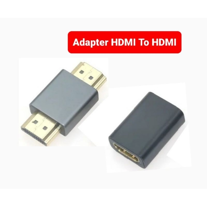Adapter converter konektor port HDMI to HDMI male to male female to female