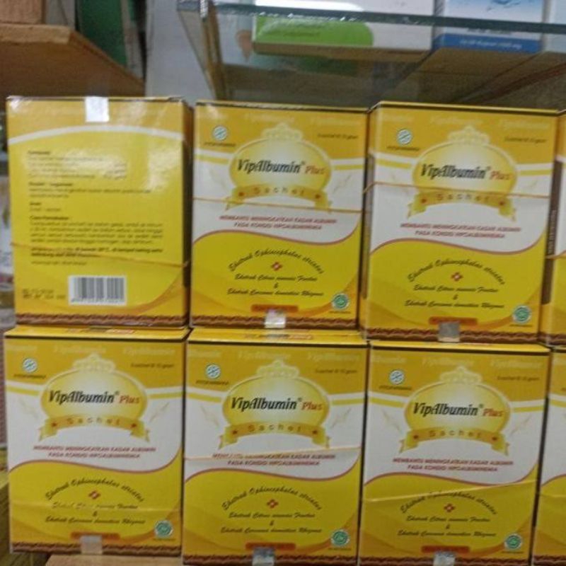 VIP albumin / VipAlbumin plus sachet box