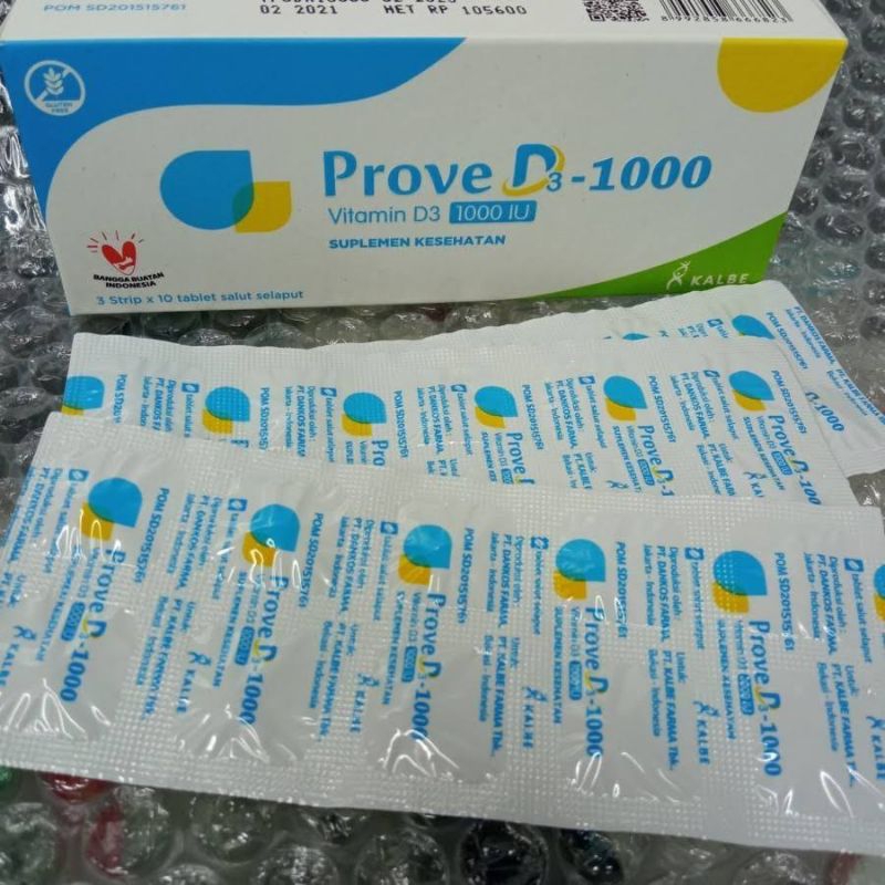 Prove D3 1000 iu tablet box