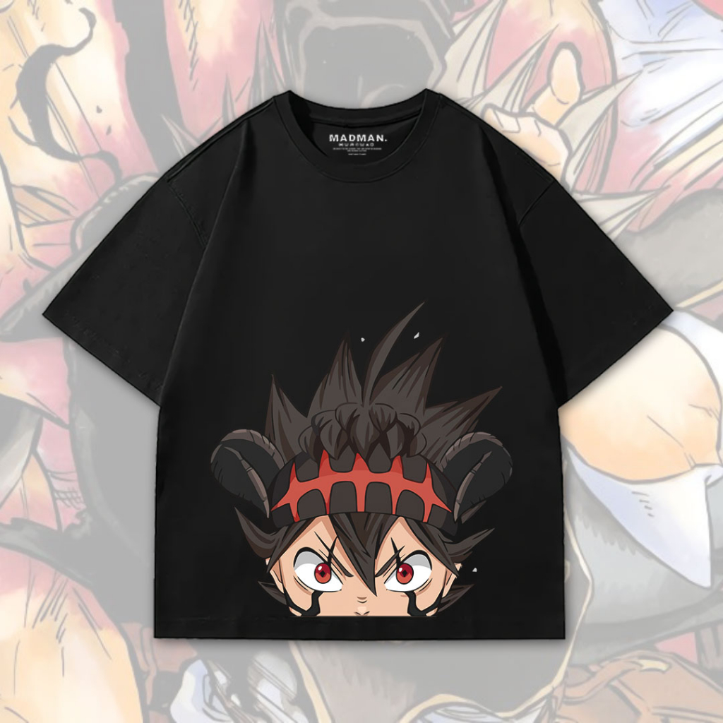 MADMAN Kaos ANIME Oversize BLACK CLOVER "ASTA" | HO PSBC - 1