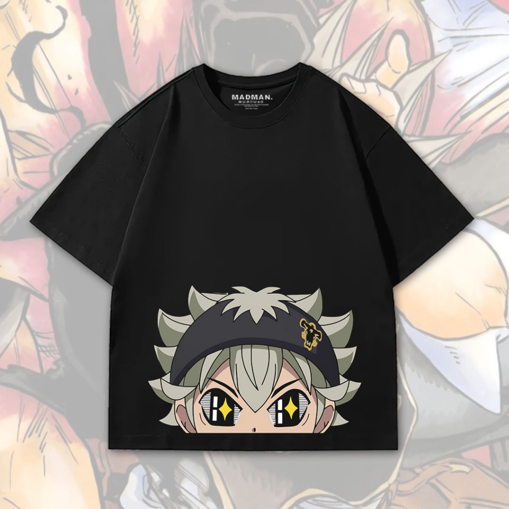 MADMAN Kaos ANIME Oversize BLACK CLOVER "ASTA" | HO PSBC - 3