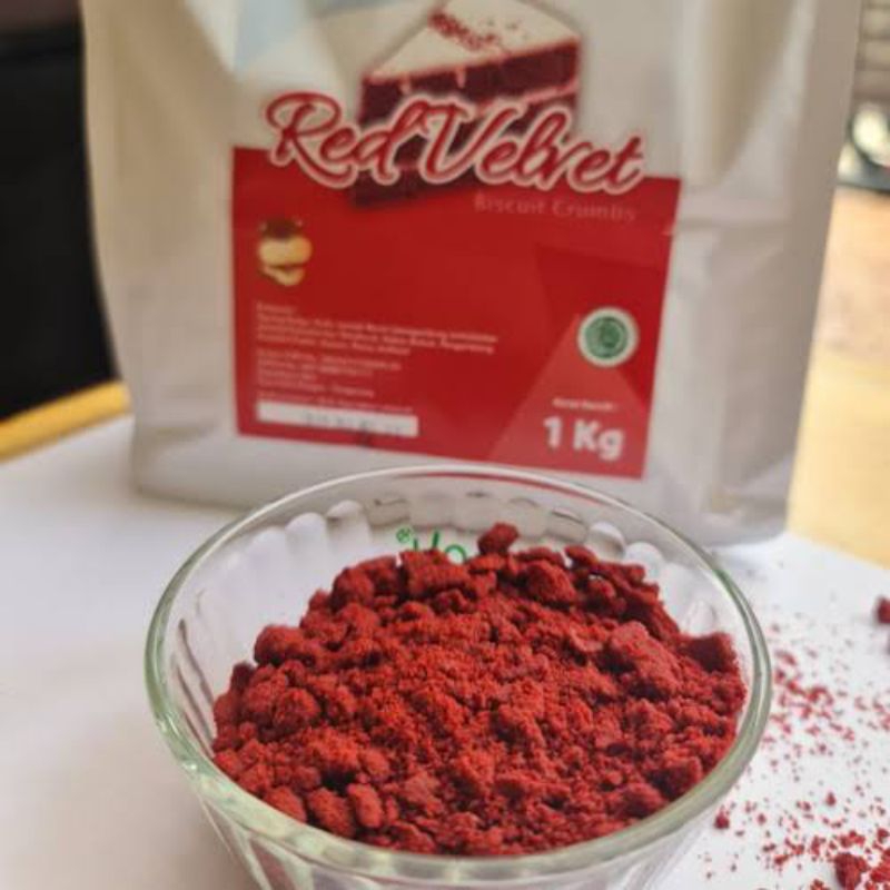 

BUREO Red Velvet Crumb Kemasan Repack 100gr & 250gr.