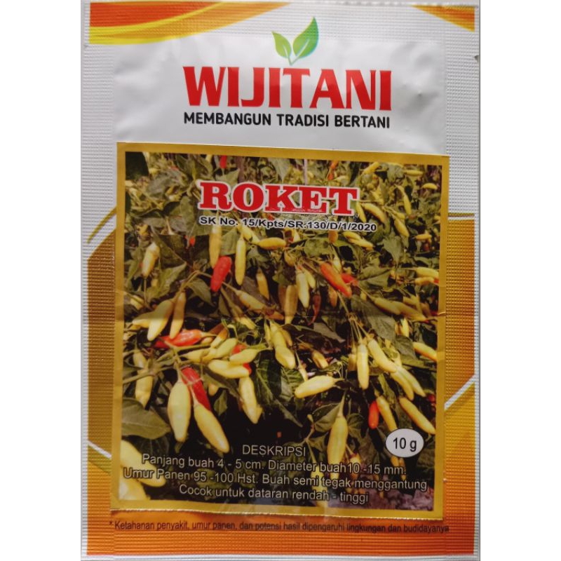 Benih Cabai Rawit ROKET WIJITANI 10gr