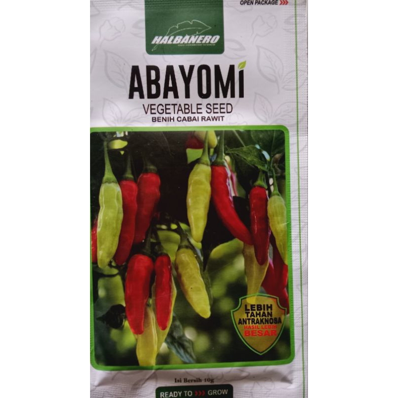 Benih Cabai Rawit ABAYOMI 10gr