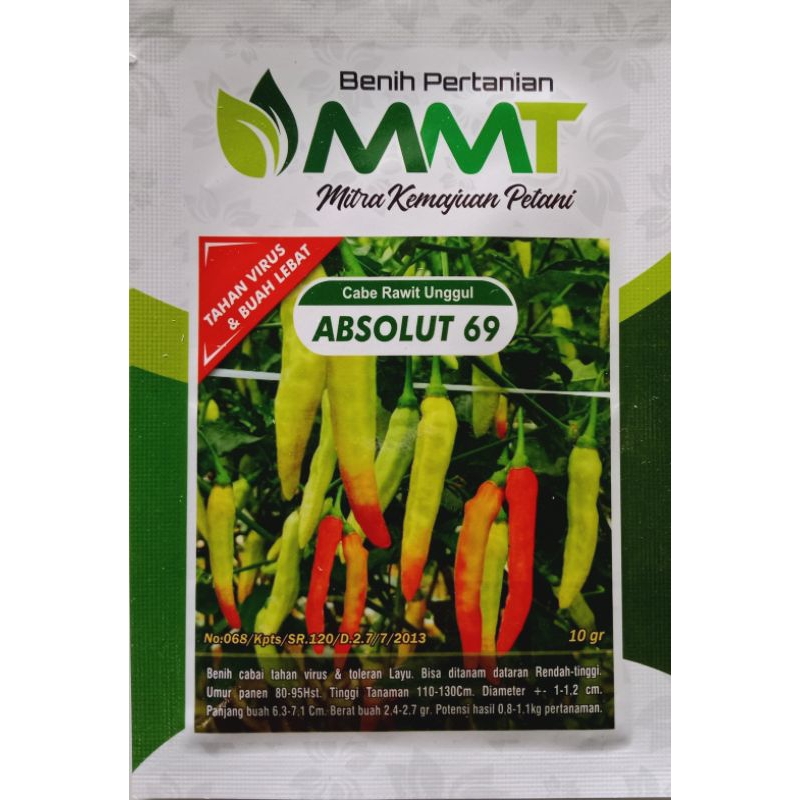 Benih Cabai Rawit ABSOLUT 69 10gr