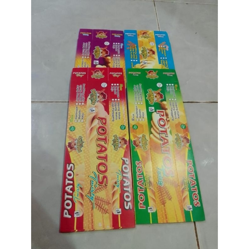 

kertas kentang spiral/kertas kentang ulir