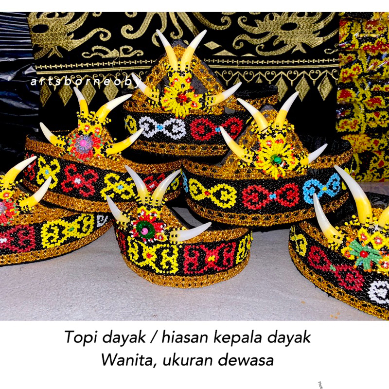 TOPI DAYAK WANITA UKURAN DEWASA