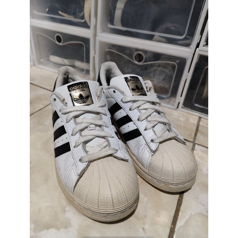 Sepatu Adidas Superstar size 37 insole 23cm