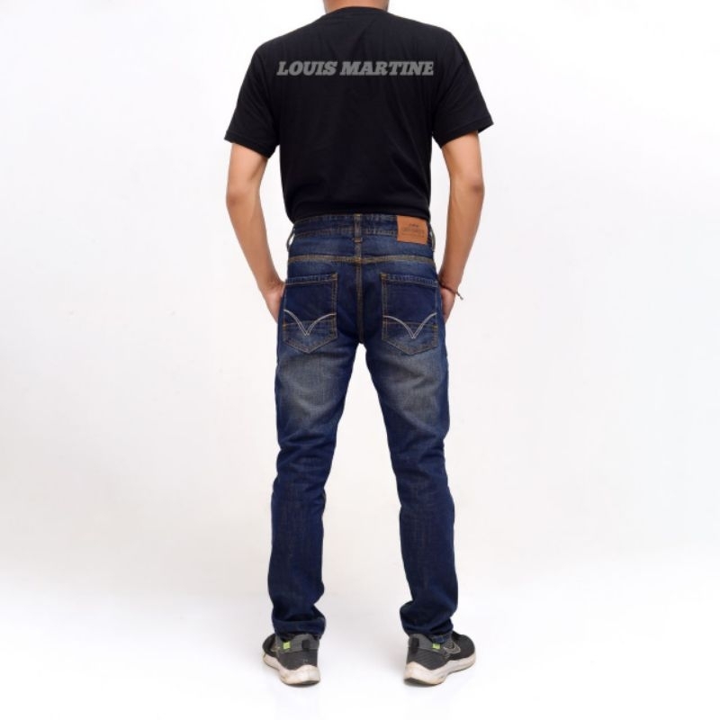 Celana Jeans Panjang Louis Martine Reguler Pria