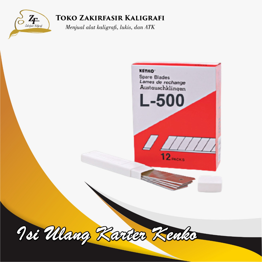 

ISI CUTTER KENKO L150/KATTER KENKO/ISI ULANGG CUTTER/KENKO ISI CUTTER / KATER / CUTER BESAR L-150 | 5 PCS | ISI ULANG