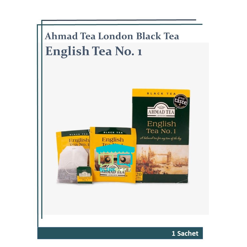 

SACHET Ahmad Tea London BLACK TEA ENGLISH TEA NO 1 Teh Hitam