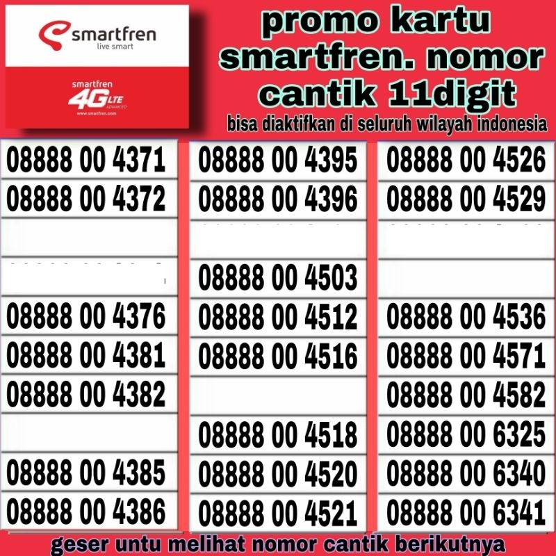 nomor smartfren 11 digit