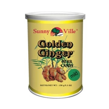 

Golden Ginger Sunny Ville Herb Candy MILD 150 gram - Permen Jahe
