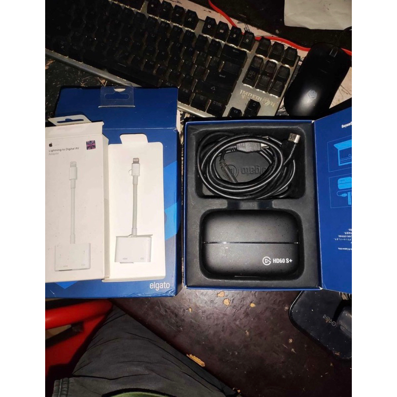 elgato hd60s+ + adapter to hdmi ori apple