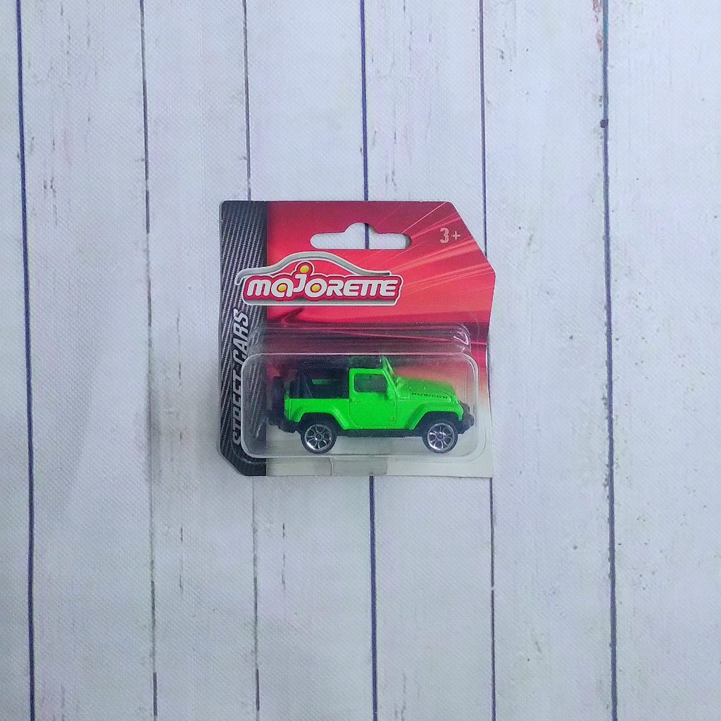 Majorette jeep wrangler rubicon hijau