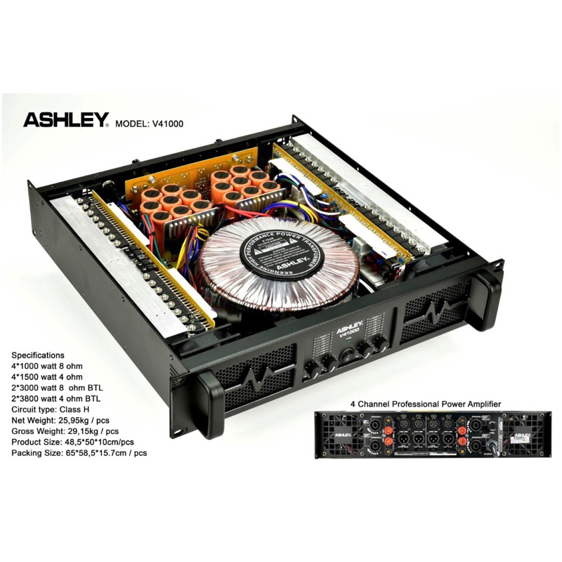 Power Ashley V 41000 Original Amplifier V41000