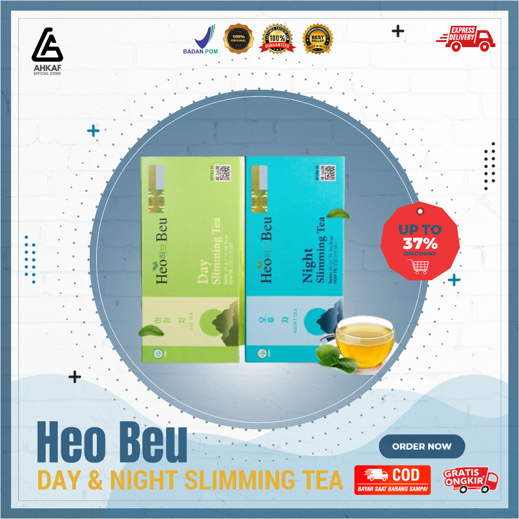 

TEH HERBAL HEOBEU DAY & NIGHT SLIMMING TEA BERHOLOGRAM MINUMAN DIET PELANGSING TUBUH 100% ORIGINAL BPOM / HEO BEU KOREAN TRADITIONAL TEA