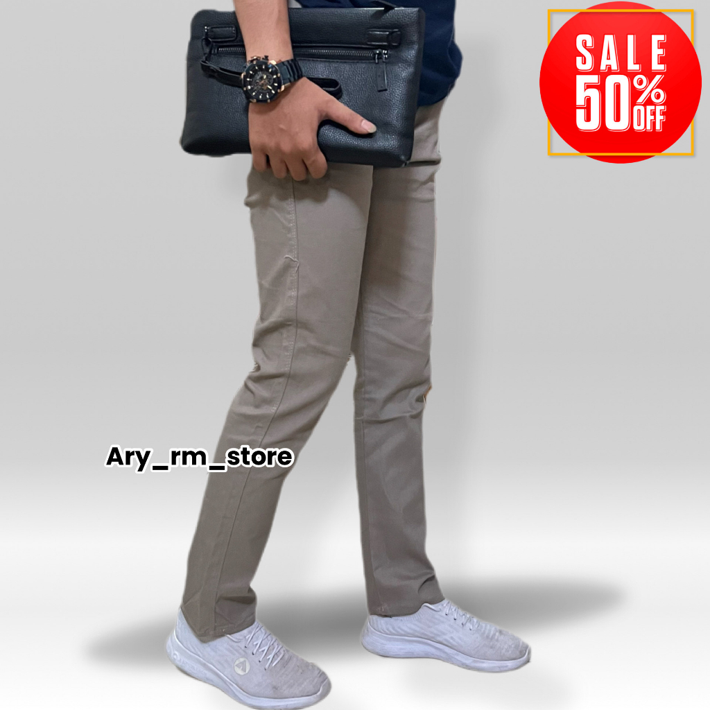 CELANA PANJANG CHINOS PRIA/CELANA PANJANG PRIA/CELANA PANJANG CHINOS HITAM