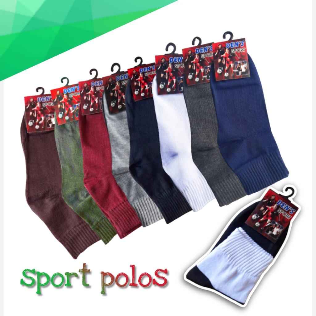 KAOS KAKI PENDEK POLOS SEMATAKI PRIA/KAOS KAKI OLAH RAGA POLOS PENDEK