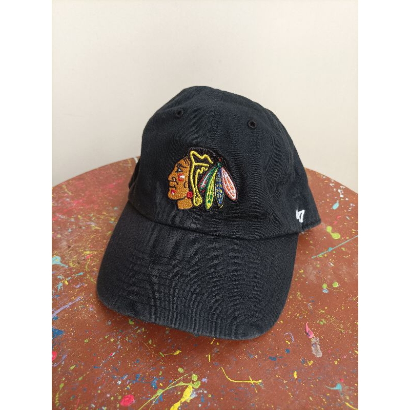 Topi 47 Brand Chicago Blackhawks Cap Caps Hat Hats