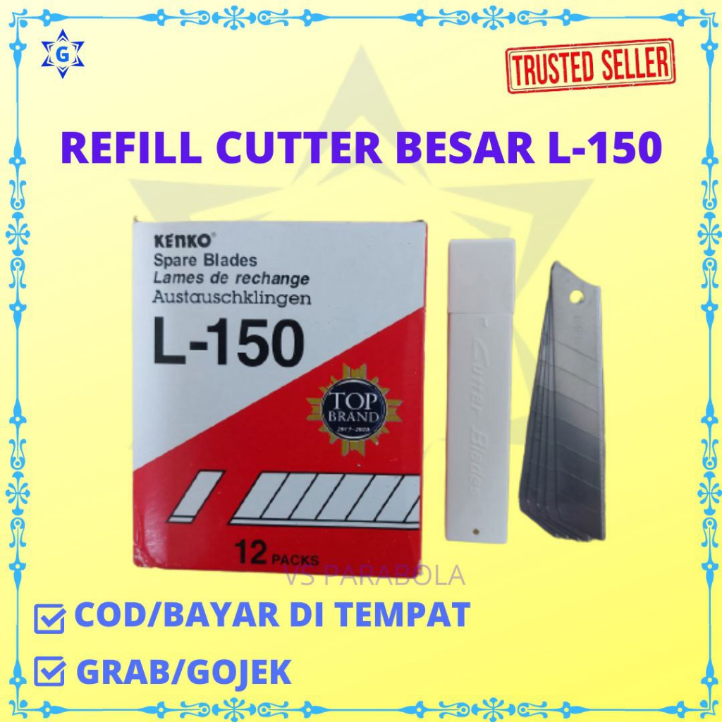 

Isi cutter L-150 (1tabung = 5pcs)/isi cutter L-150 / Refill kater L 150