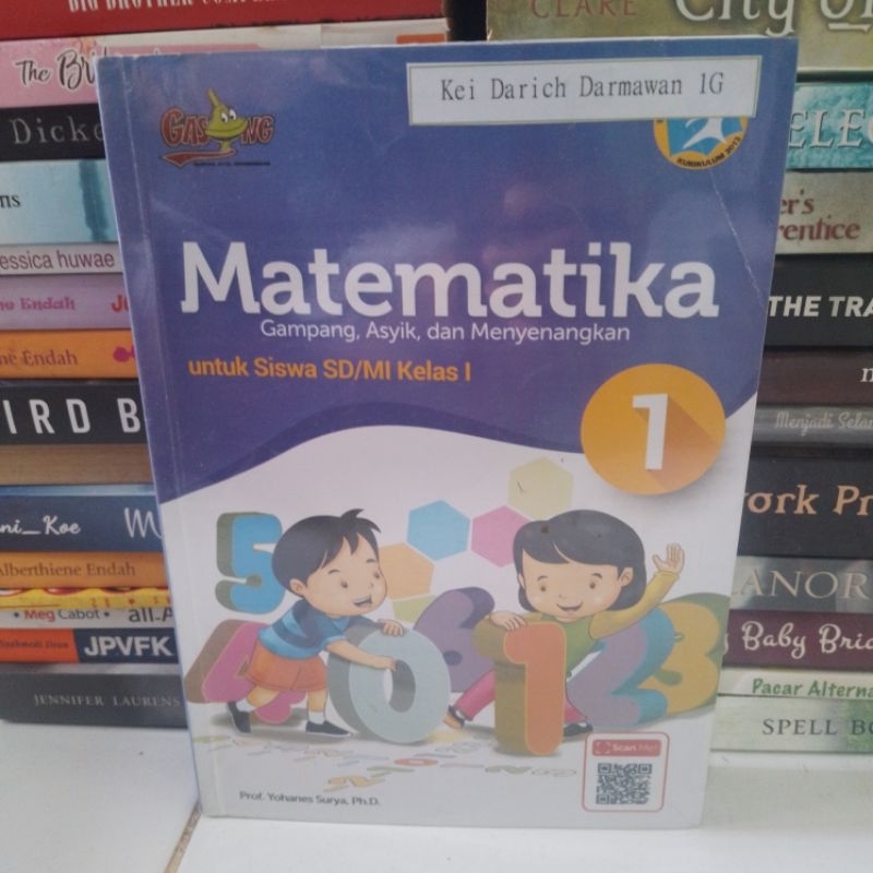 Buku Matematika Gasing kelas 1 sd