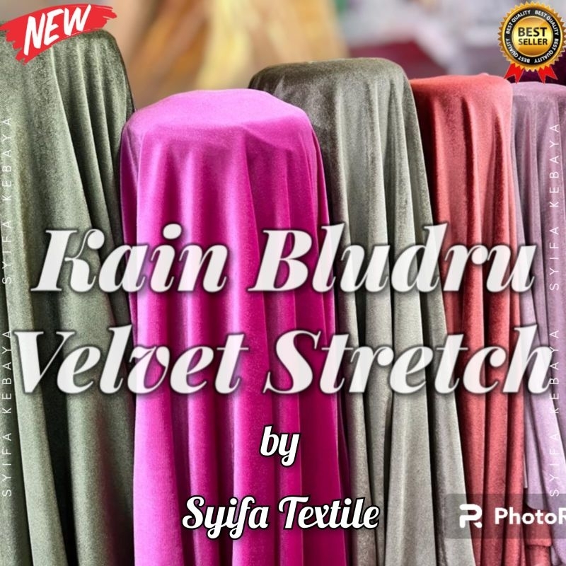 Kain Bludru / Kain Bludru Meteran / Kain Bludru Velvet Stretch / Kain Beludru / Kain Beludru Meteran