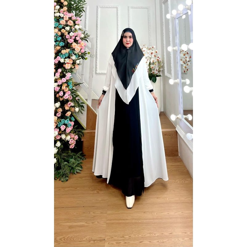 MAKKAH SERIES SET BY CLARISSA GAMIS 2 WARNA GAMIS SET BRANDED